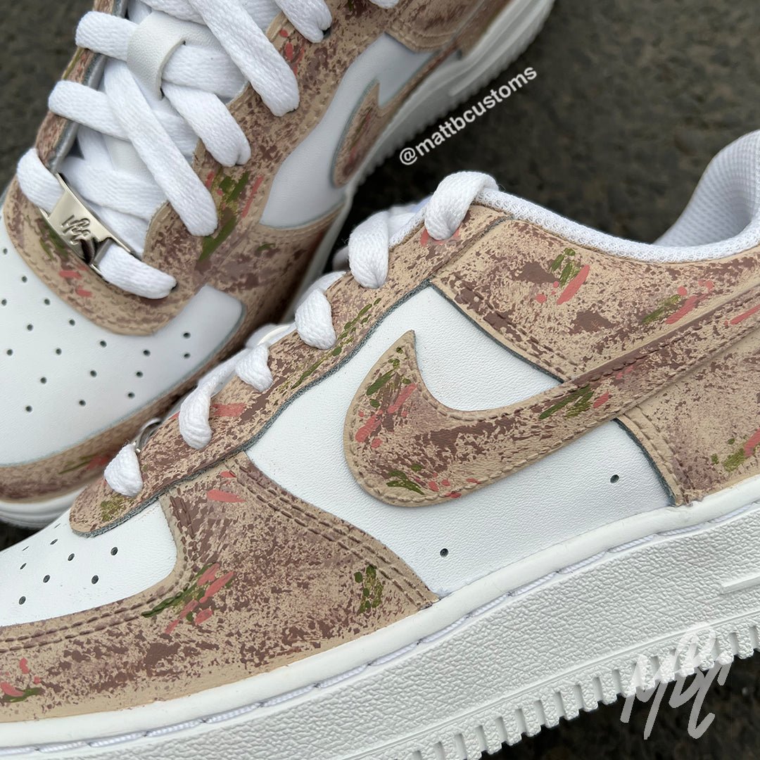 Desert Rust - Air Force 1 Custom Nike Sneakers
