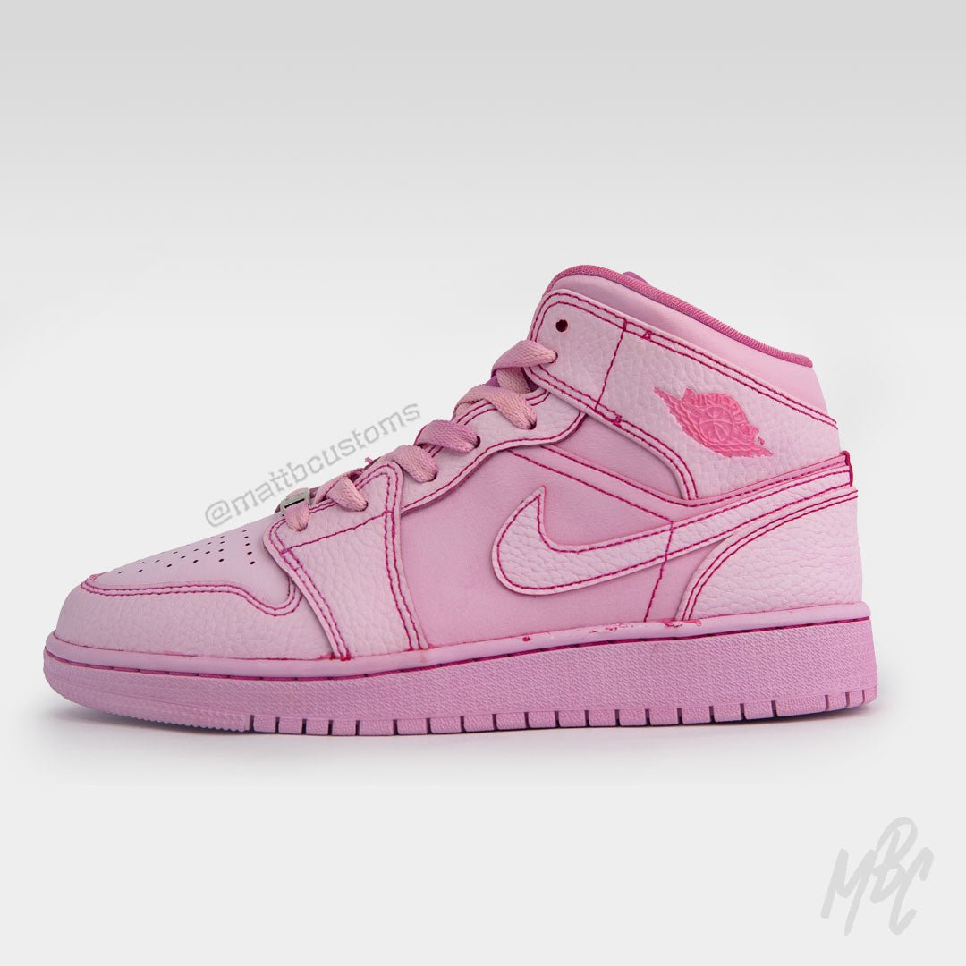 Dip Dye - Jordan 1 Mid Custom Nike Sneakers