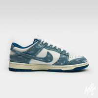 Distressed Denim - Dunk Low Custom Nike Sneakers