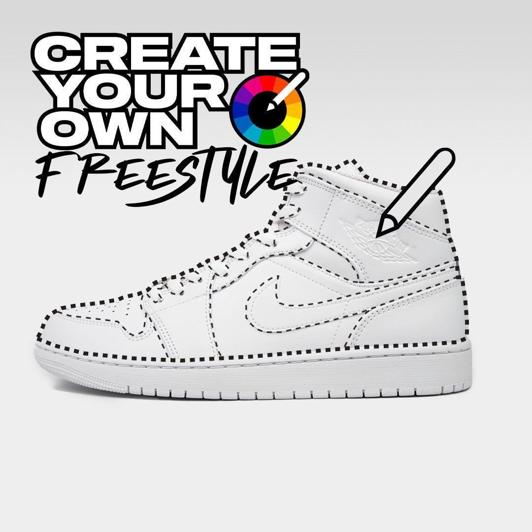 Freestyle (Create Your Own) - Jordan 1 Mid Custom Nike Sneakers