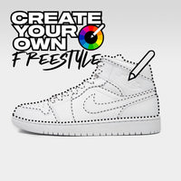 Freestyle (Create Your Own) - Jordan 1 Mid Custom Nike Sneakers