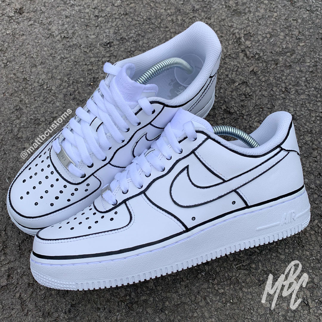 Illustration - Air Force 1 Custom Nike Sneakers