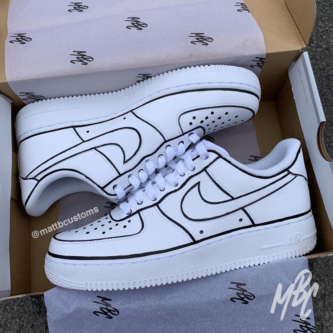 Illustration - Air Force 1 Custom Nike Sneakers