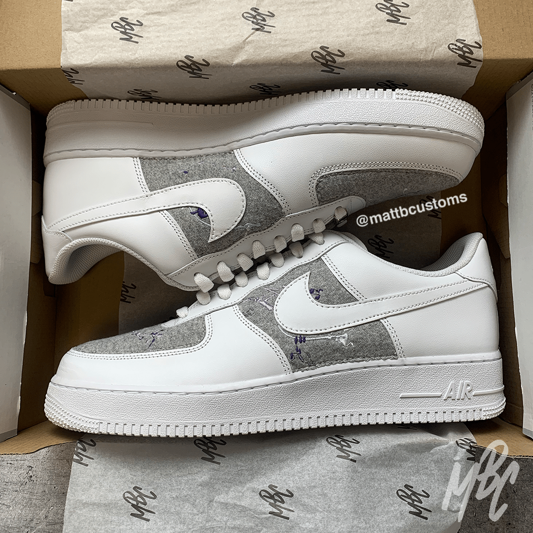 Jogger Paint Splat Air Force 1 UK 11 MattB Customs