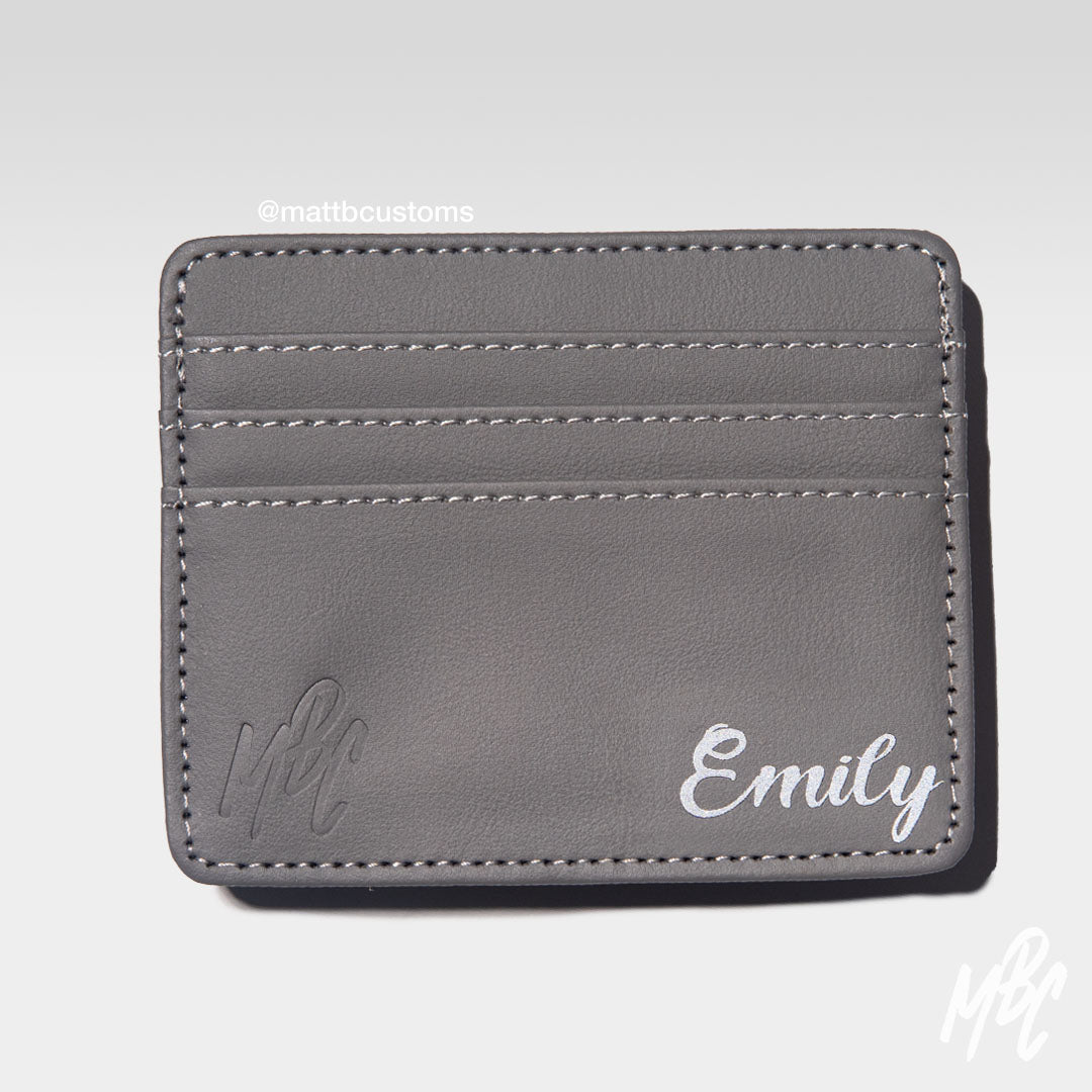 Just Initials - Cardholder Custom Sneakers