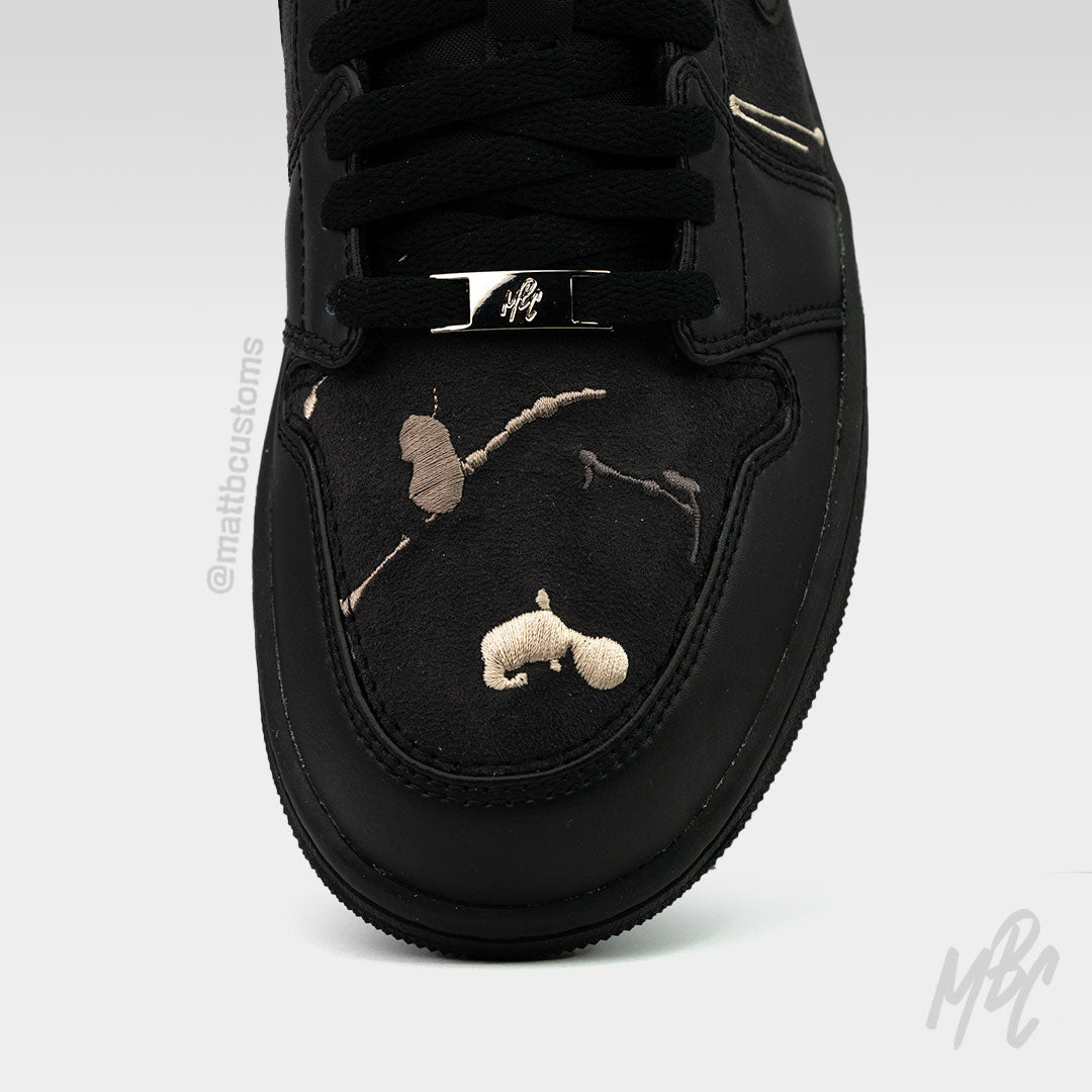 Threaded Paint - Jordan 1 Low Custom Nike Sneakers