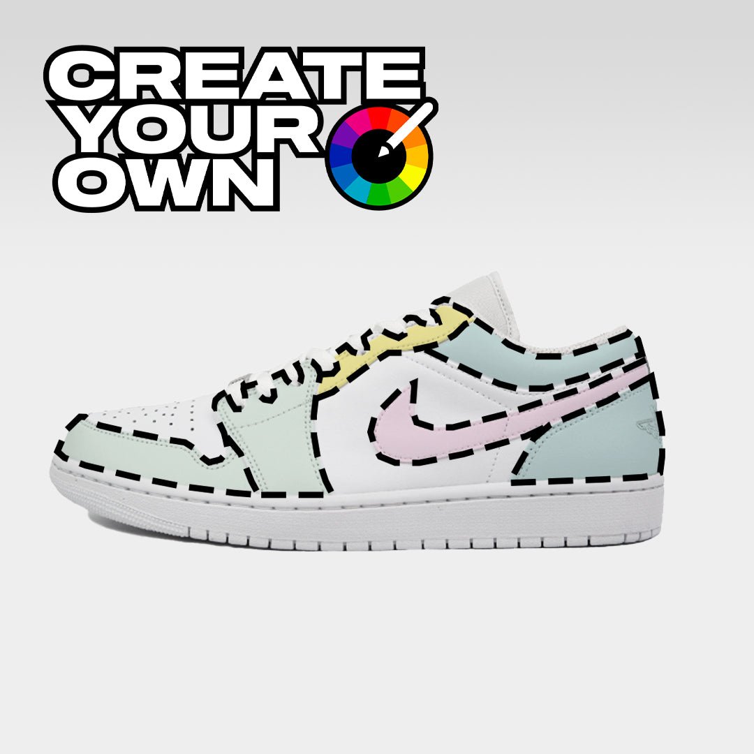 OG Colourway (Create Your Own) - Jordan 1 Low Custom Nike Sneakers