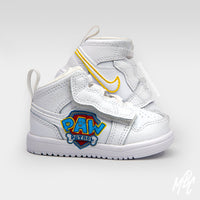Paw Patrol - Jordan 1 Mid Toddler - UK 3.5 TDL Nike Sneakers