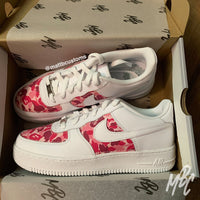 Pink Bape - Air Force 1 | UK 6 Nike Sneakers