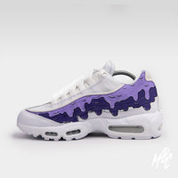 Purple Dripping - Air Max 95 Custom Nike Sneakers