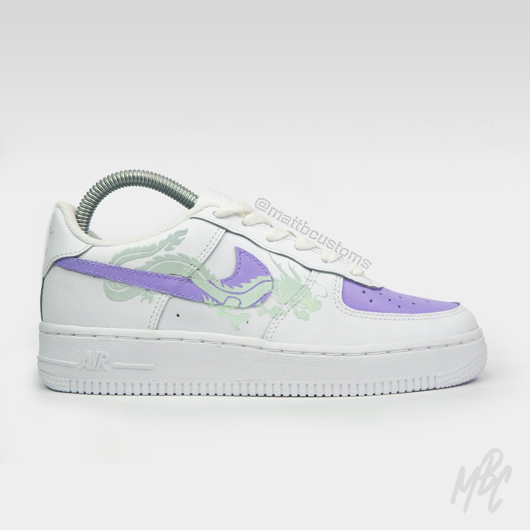Reflective Dragon - Air Force 1 Custom Nike Sneakers