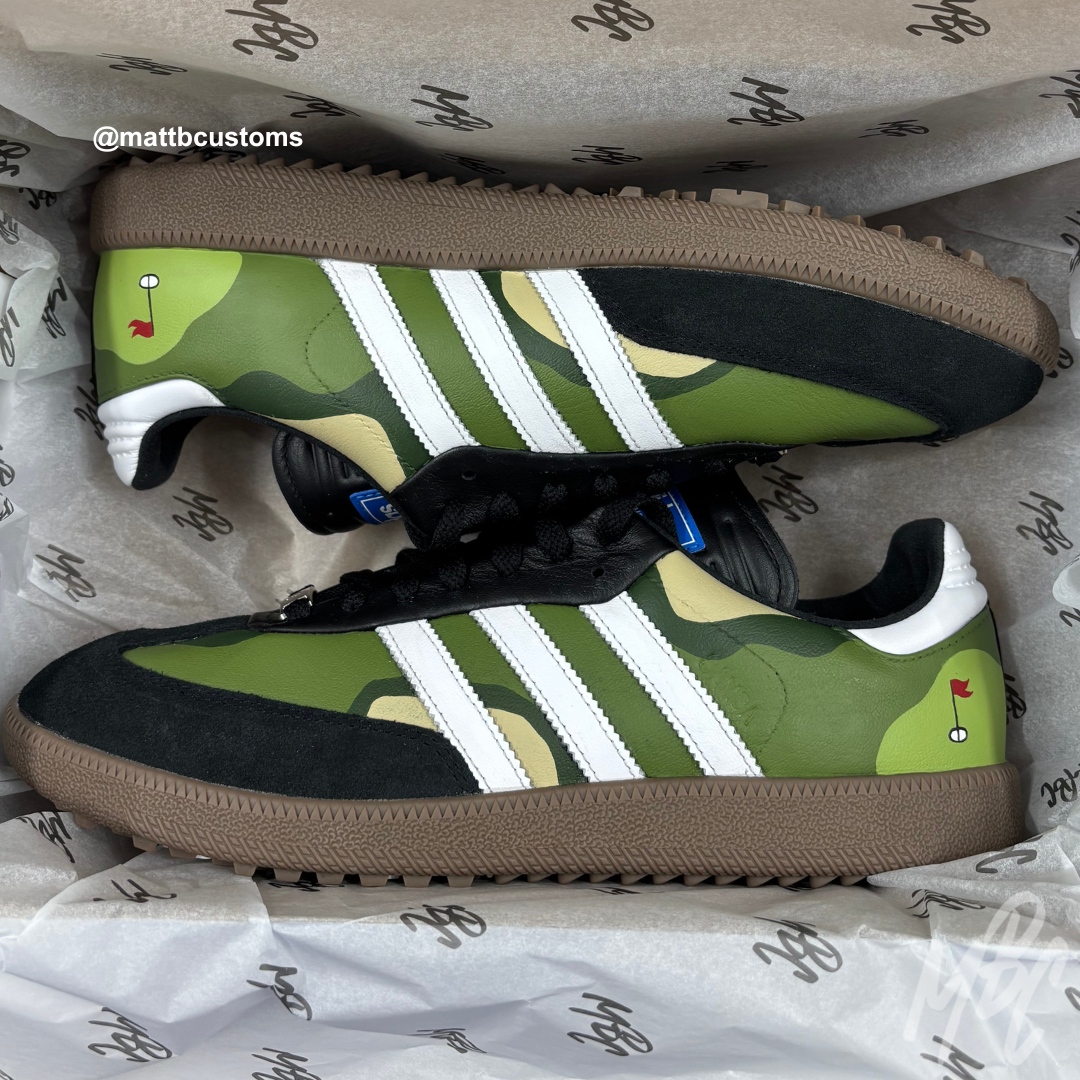 Fairway Camo - Adidas Samba Golf | UK 10