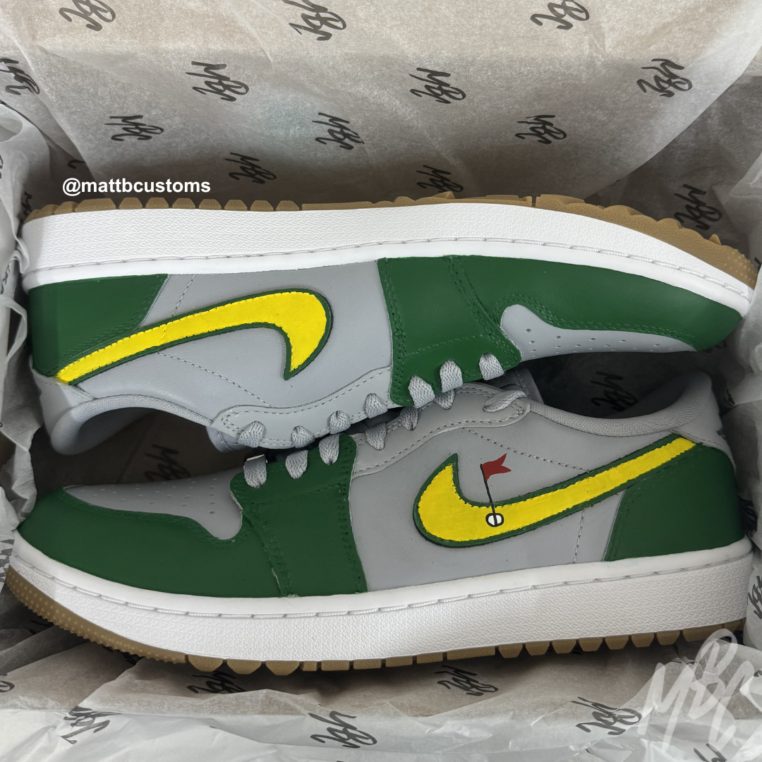 Putting Green- Jordan 1 Low Golf | UK 8.5