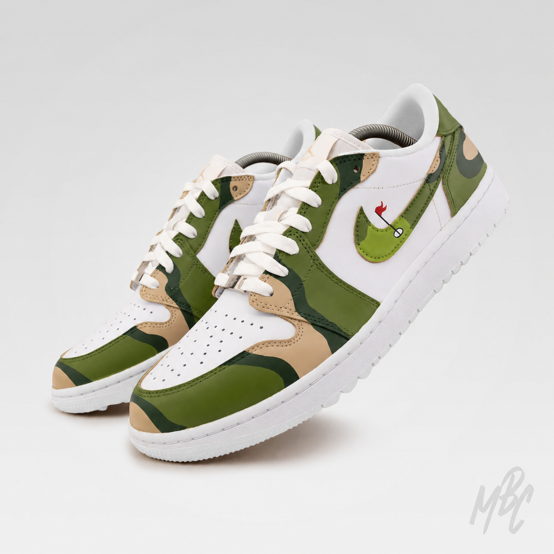 Fairway Camo - Jordan 1 Low Golf Custom