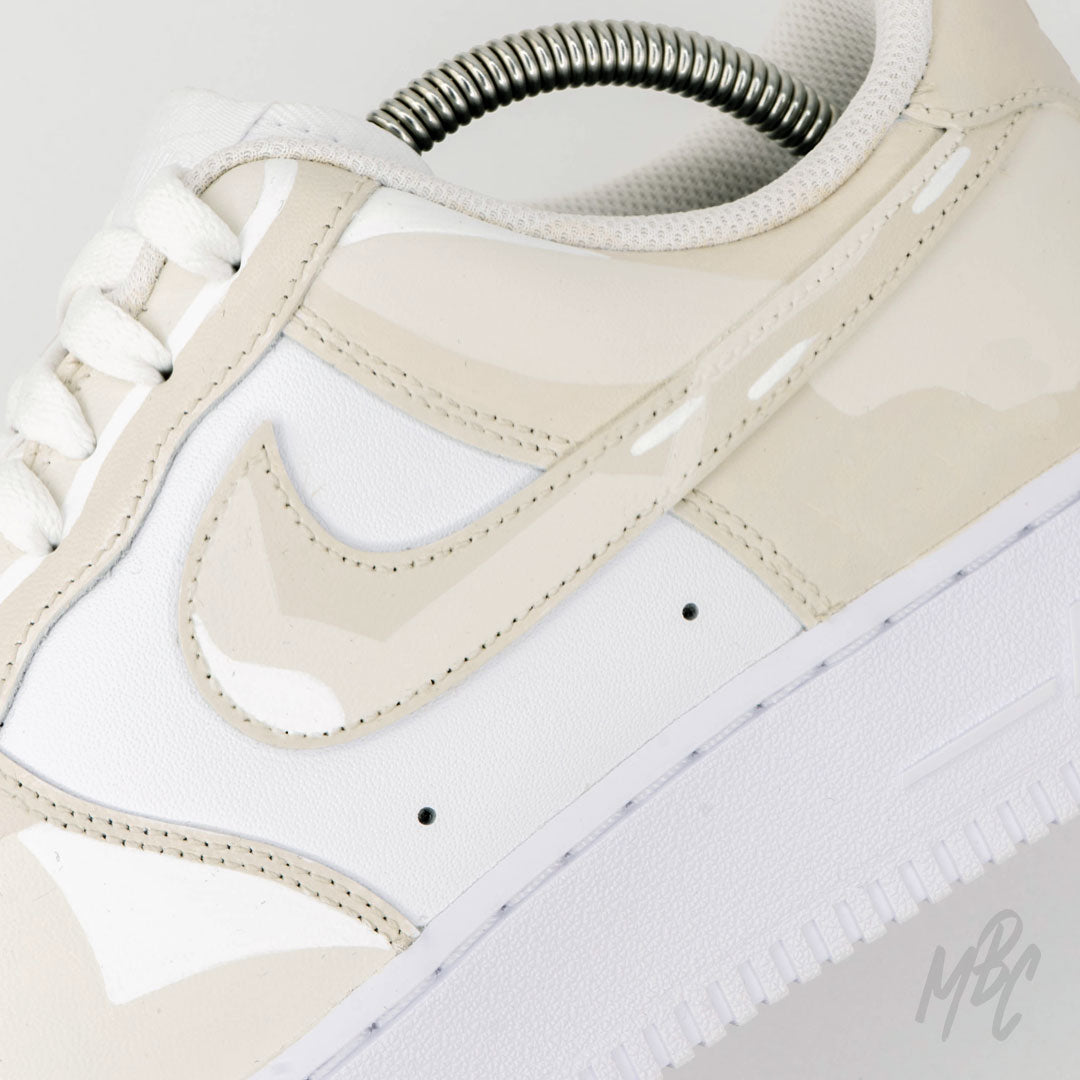 2D Illustration Beige - Air Force 1 Custom