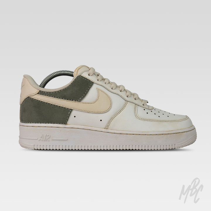 Nike Aged Olive Suede Air Force 1 Custom Trainers