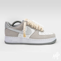 Sand Stone Thicc Lace - Air Force 1 Custom | UK 8