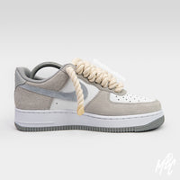 Sand Stone Thicc Lace - Air Force 1 Custom | UK 8