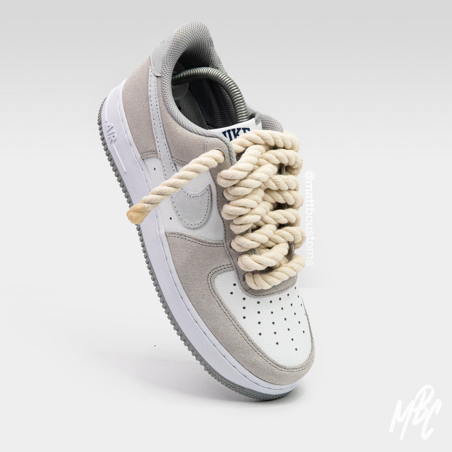 Sand Stone Thicc Lace - Air Force 1 Custom | UK 8 Nike Sneakers