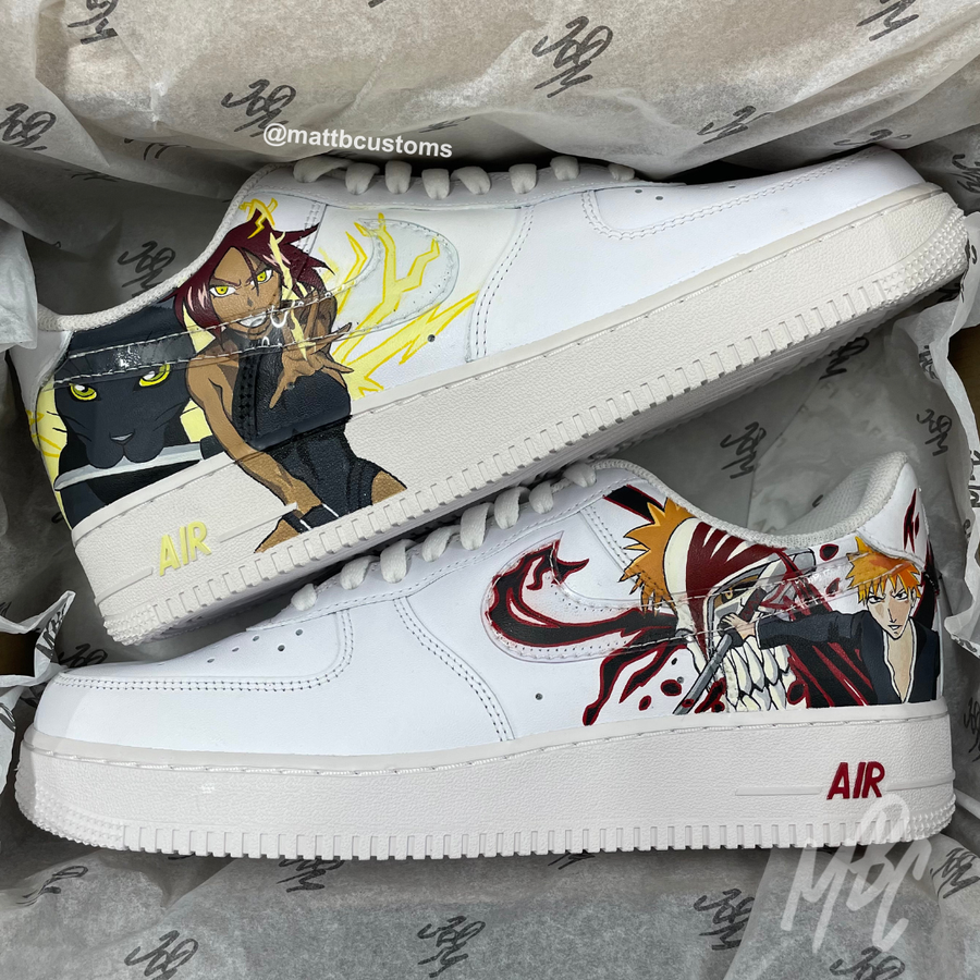 custom air force 1s anime