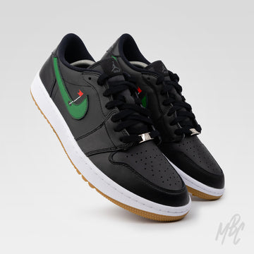 Custom Golf Jordan 1 Low Sneakers - Clean on the Green