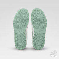 Jordan 1 Low Golf outsole with spikeless golf traction pattern on the 2D Illustration custom golf sneaker