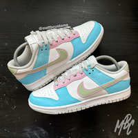 Birthday Cake Custom Dunk Low Trainers