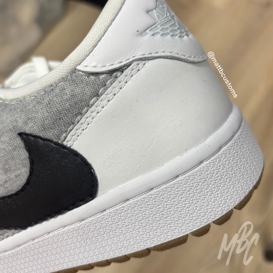 Fault on Cactus Jogger Jordan 1 Low Golf trainer