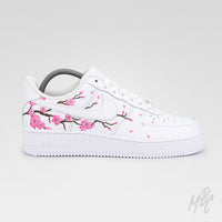 Cherry Blossom Nike Air Force 1 Custom Sneakers - Japanese inspired Custom Sneakers