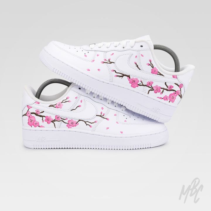 Cherry Blossom Nike Air Force 1 Custom Sneakers - Japanese inspired Custom Sneakers