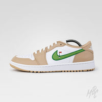 Clean on the Green 2.0 - Jordan 1 Low Golf Custom