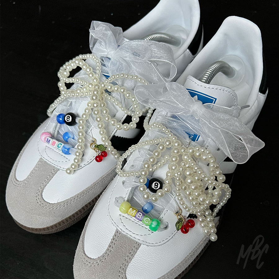 Adidas Samba's with Girly Pop Charms Custom Sneakers