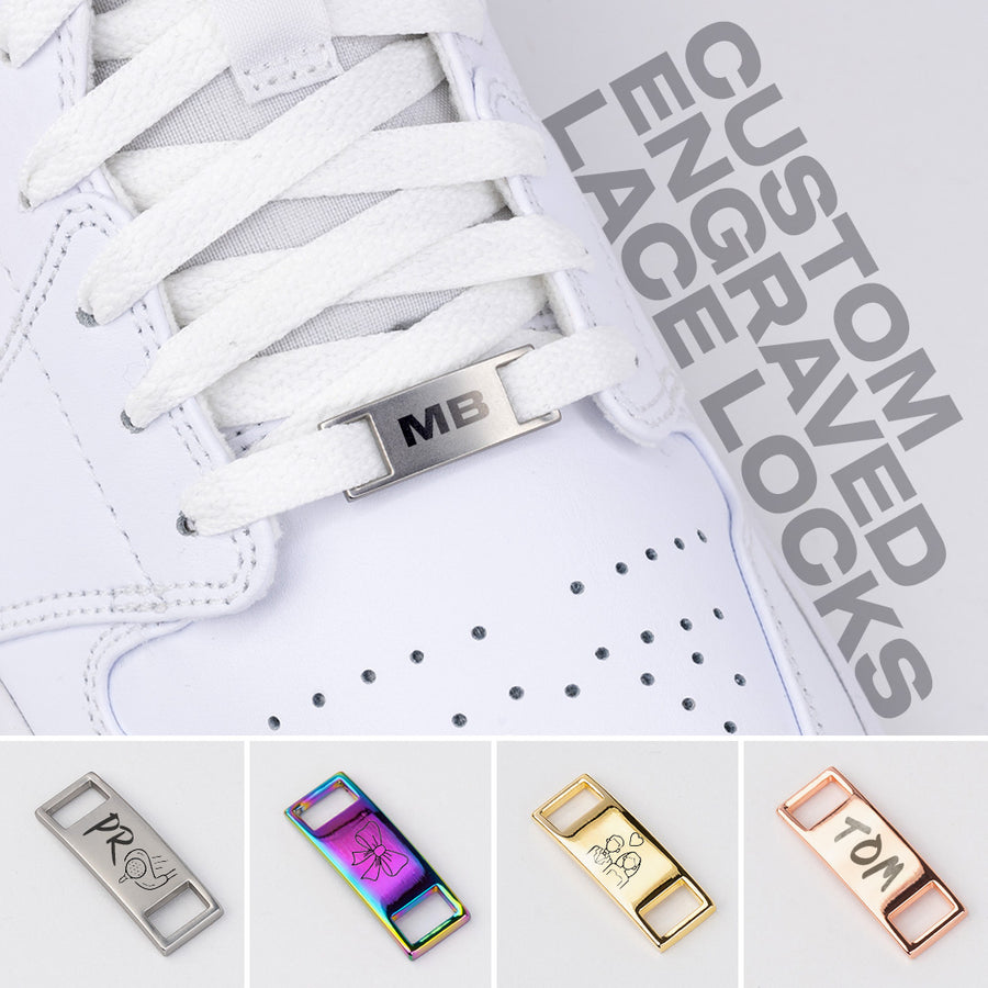 Custom Engraved Lace Lock