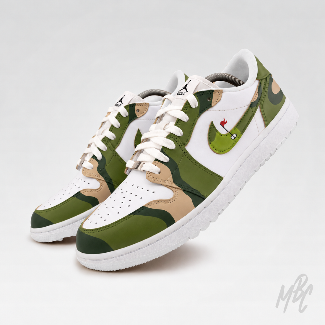 Fairway Camo - Jordan 1 Low Golf Custom