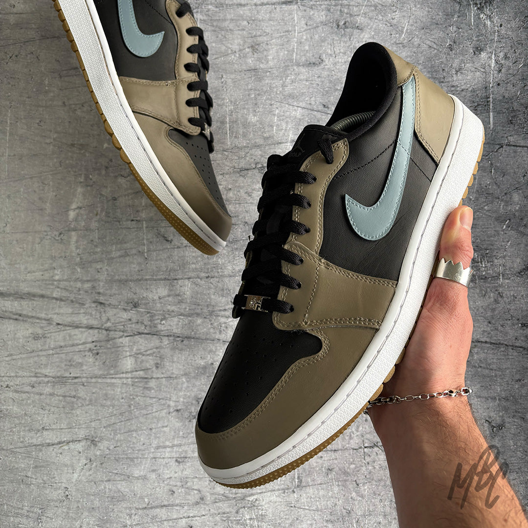 Fairway Fog - Jordan 1 Low Golf Custom