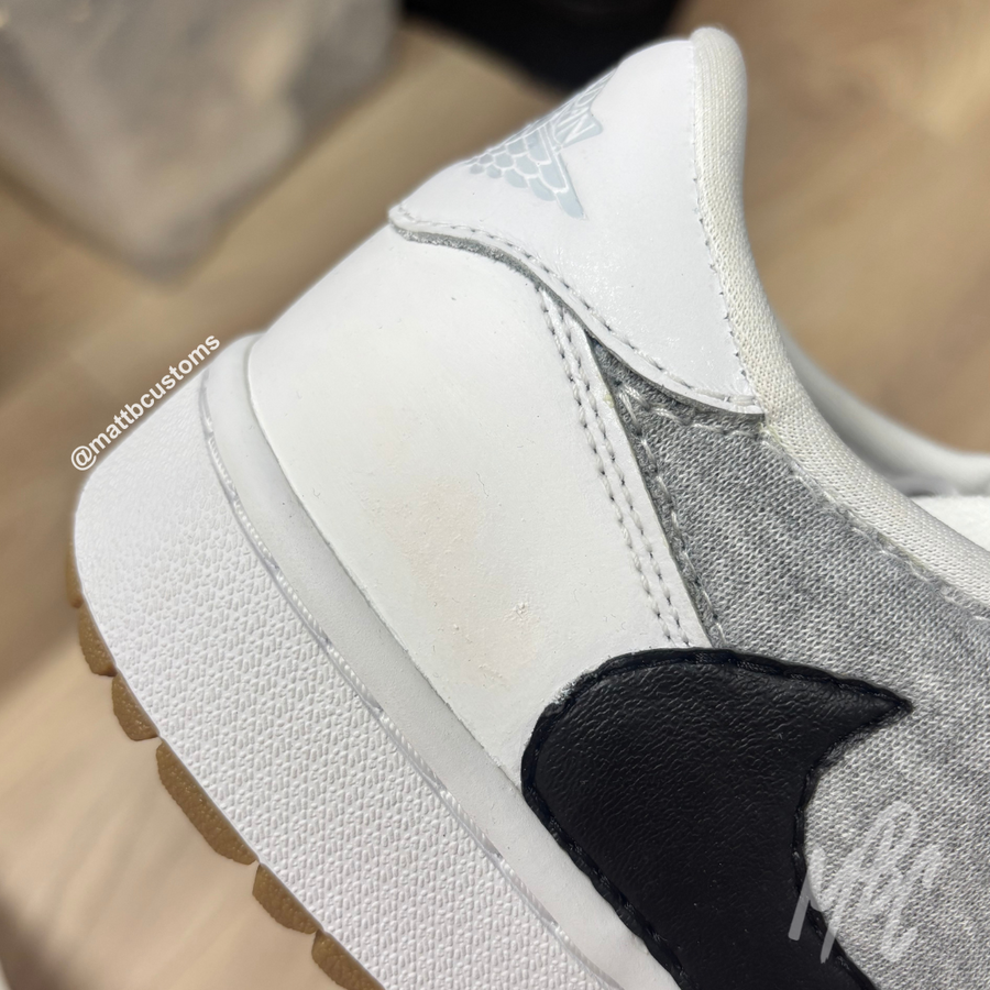Fault on Cactus Jogger Jordan 1 Low Golf trainer