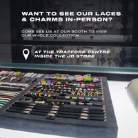 MattB Customs lace charms display at the trafford centre inside the JD store
