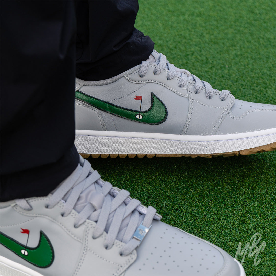 Custom Golf Jordan 1 Low - Clean on the Green