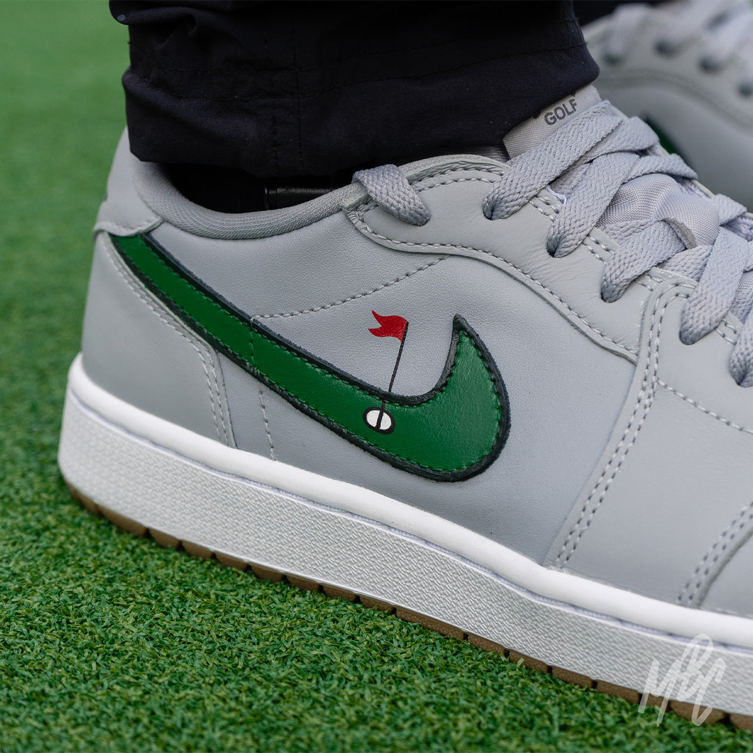 Custom Golf Jordan 1 Low - Clean on the Green