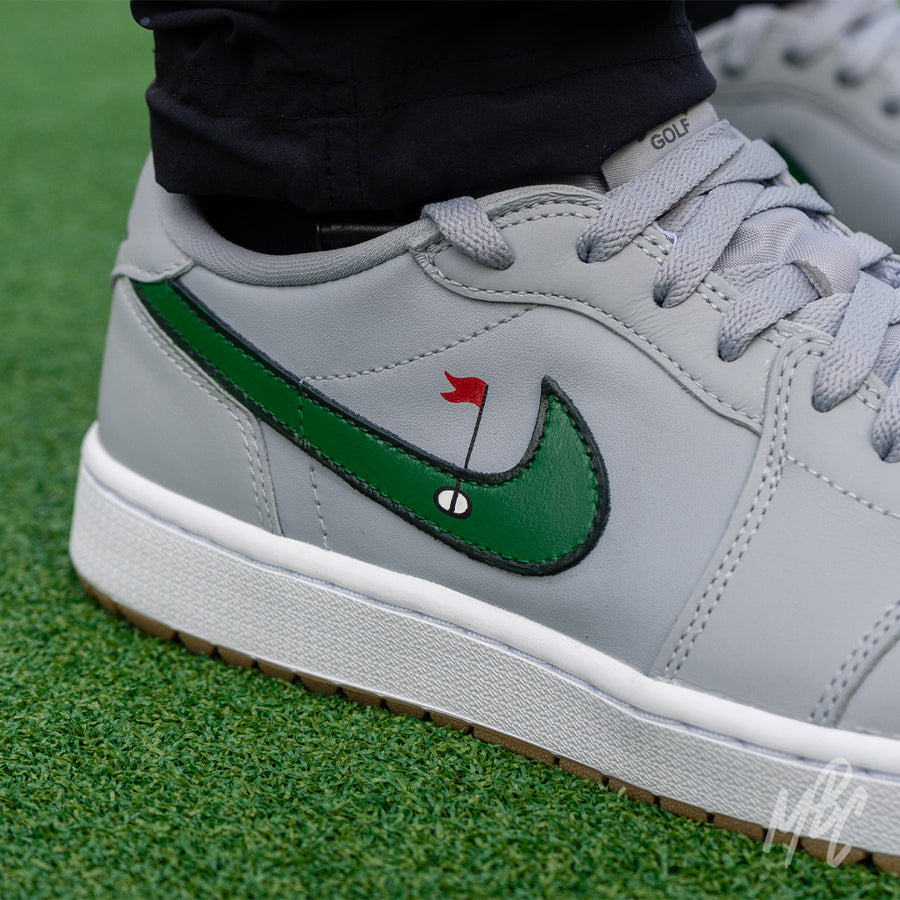 Custom Golf Jordan 1 Low - Clean on the Green