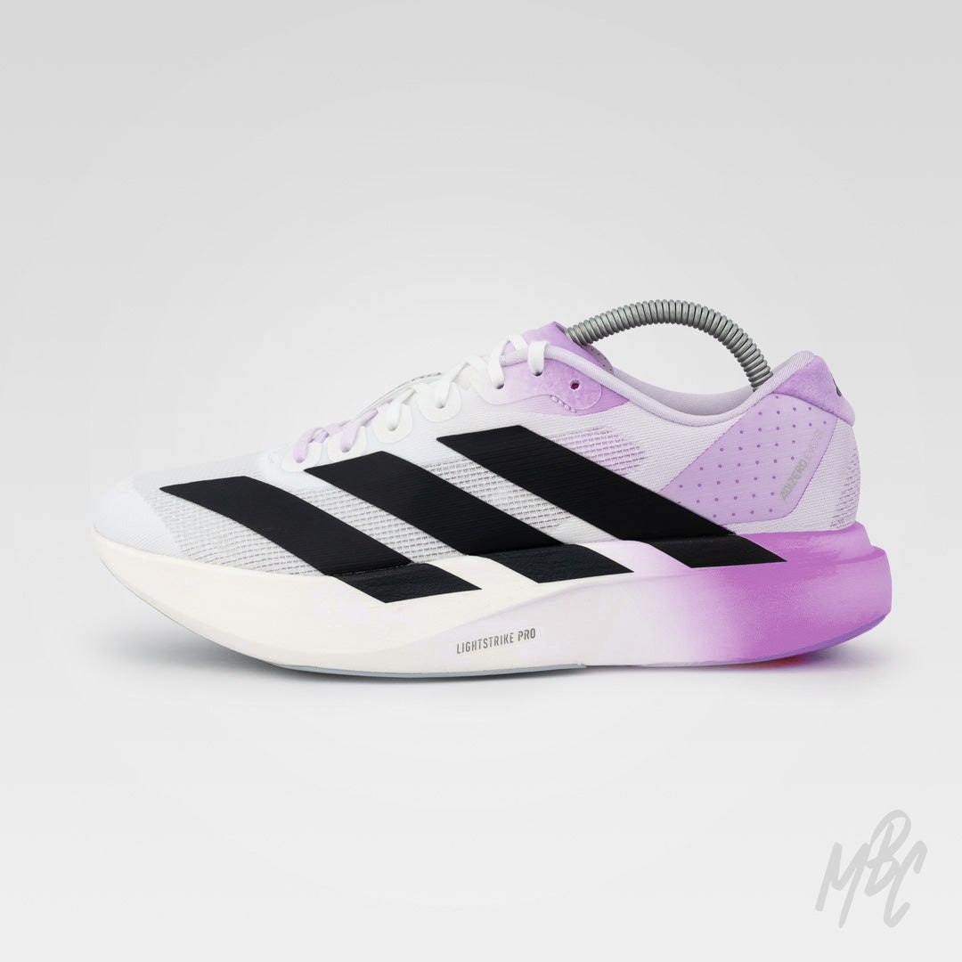 Dip Dye Gradient Adidas EVO SL custom with purple heel fade and white mesh upper