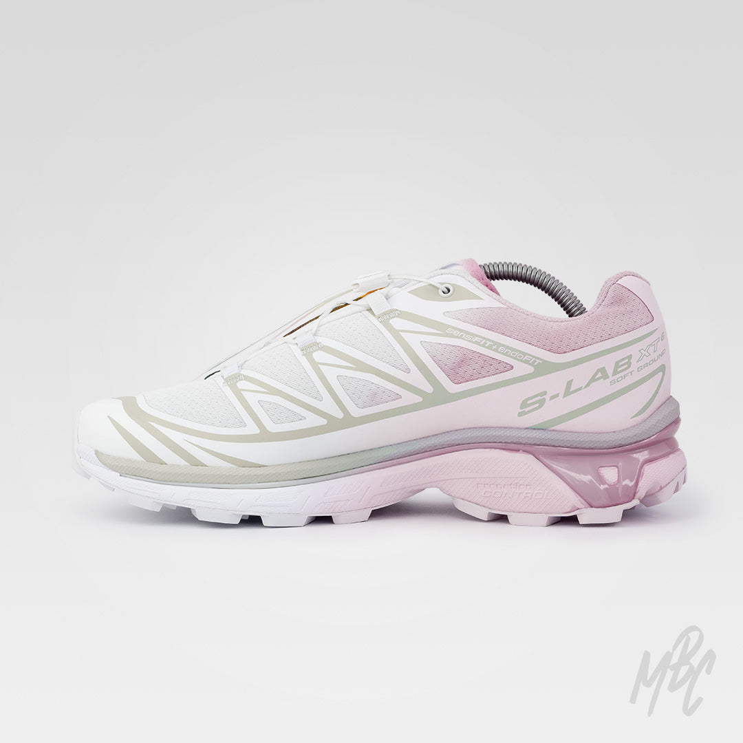 Dip Dye Gradient Salomon XT-6 custom with pink heel fade and Quicklace system