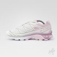 Dip Dye Gradient Salomon XT-6 custom with pink heel fade and Quicklace system