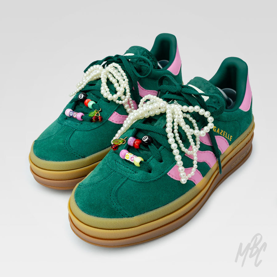 Groovy Guava - Adidas Gazelle Custom Sneakers