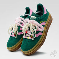 Groovy Guava - Adidas Gazelle Custom Sneakers