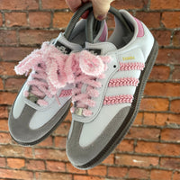 Pink Twine - Adidas Samba Custom Sneakers