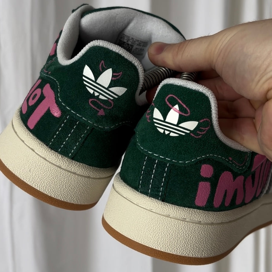 I'm Just A Girl - Adidas Campus Custom Sneakers