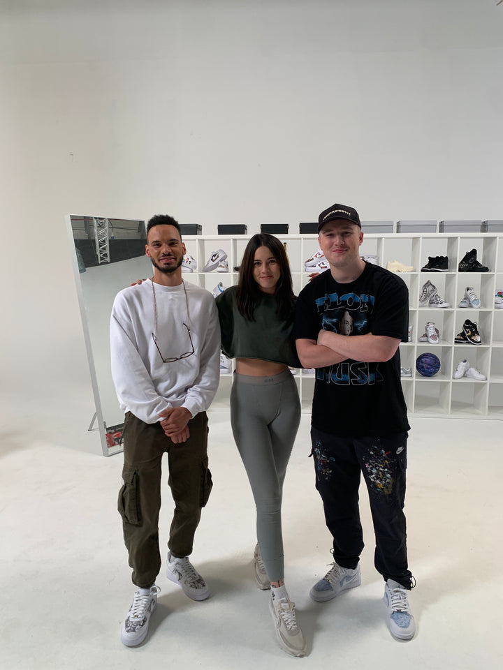 MattB Customs team on set at Custom Kicks filming