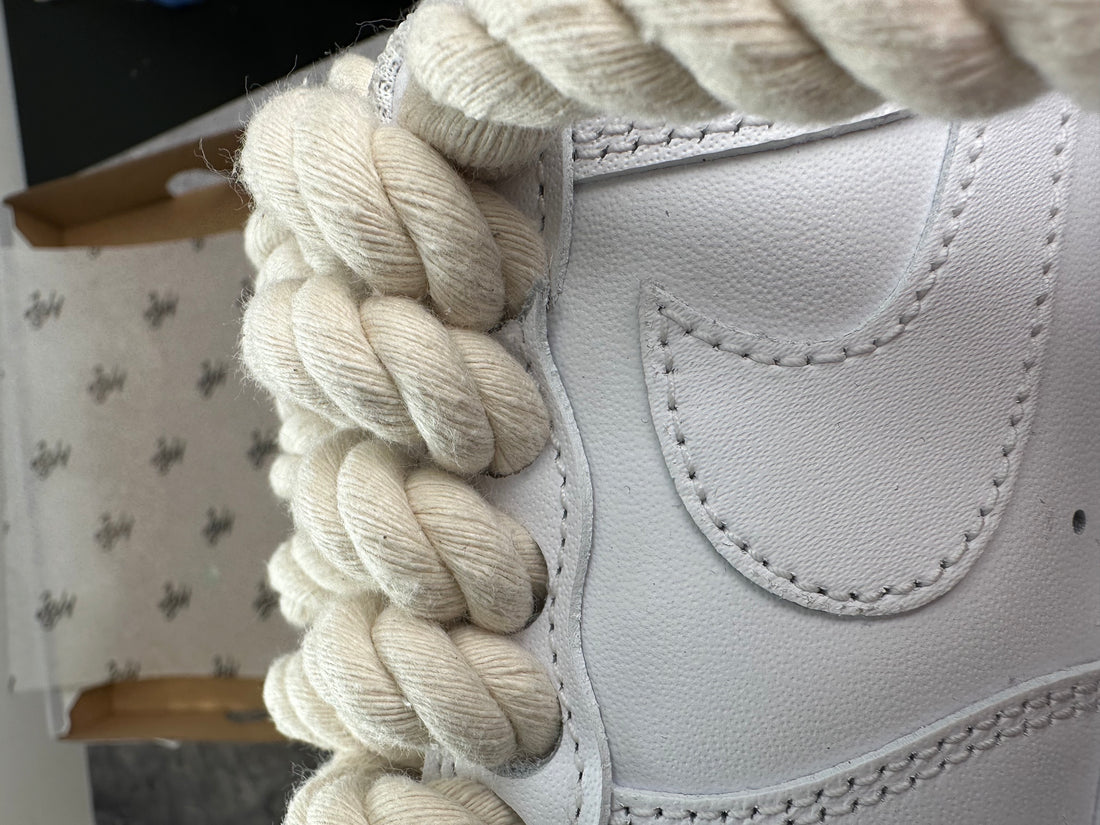 Thicc Laces - Air Force 1 | UK 4 (Faulty) Nike Sneakers