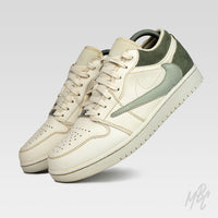 Aged Olive Reverse Swoosh - Jordan 1 Low | UK 8 Nike Sneakers